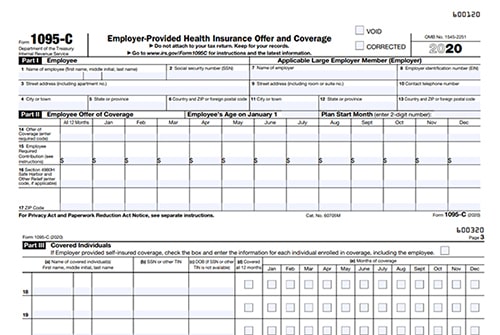 Reporting ICHRA on Form 1095-C